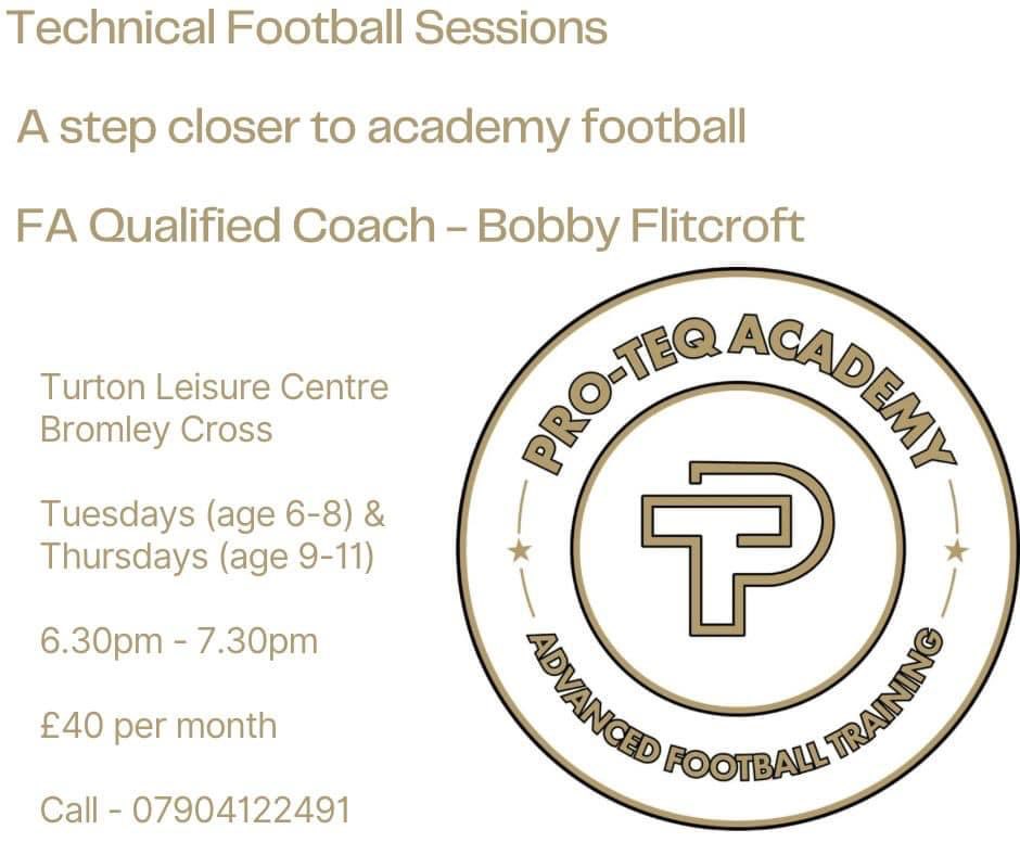 We can highly recommend Pro Teq to enhance your child’s footballing journey 👌