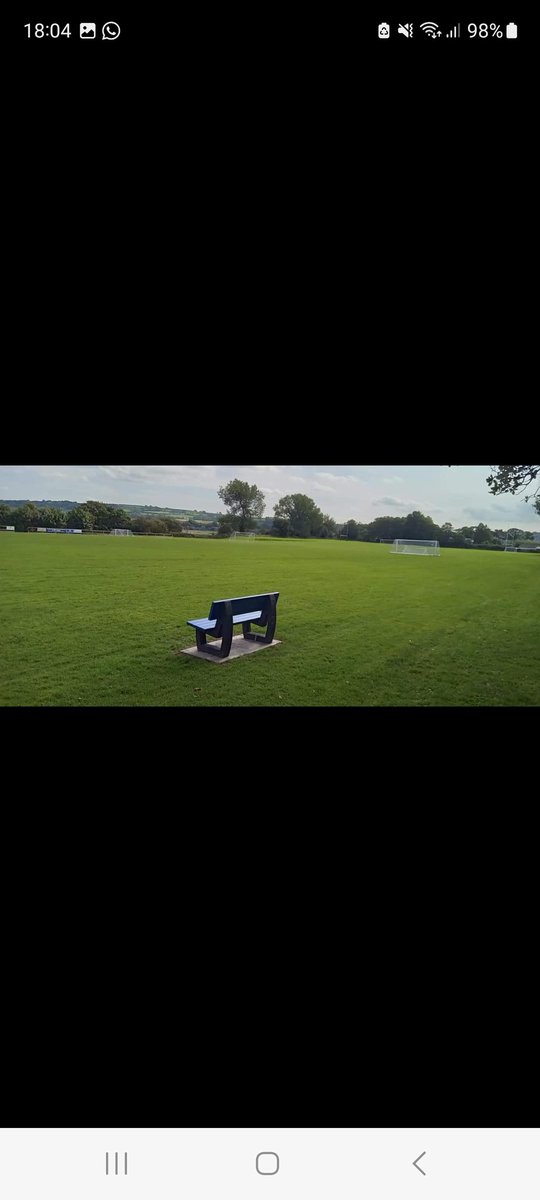 fc_johnstown's tweet photo. Special day down Johnstown fields as we play our first home game after the installation of our memorial bench for Keith! And what a show the boys put on for the big man.
Wish Pwll boys good luck for the rest of the season.
Uppa JFC ⚪⚫⚪⚫
#KM40 💙 https://t.co/ZKDv7FNZNX