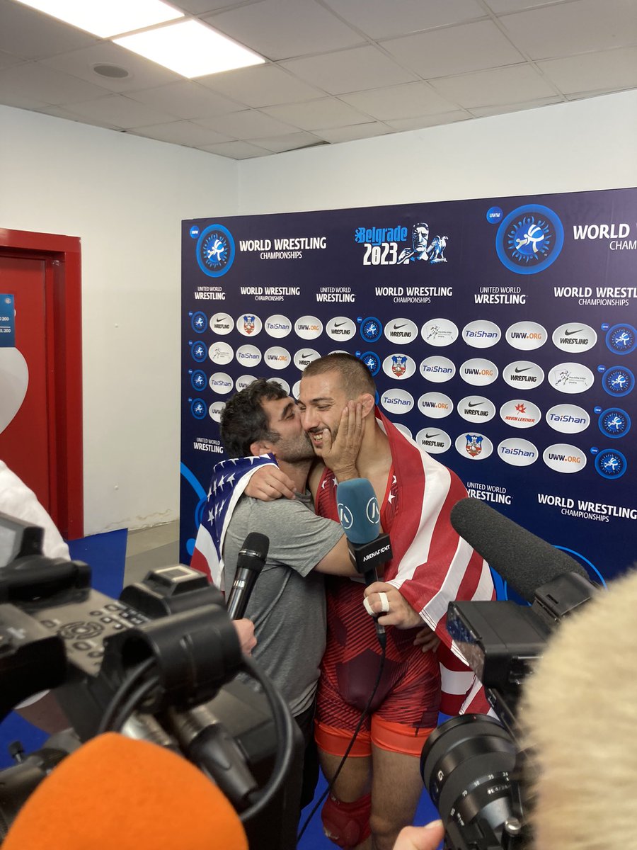 KozakJon's tweet image. Father and son world champs