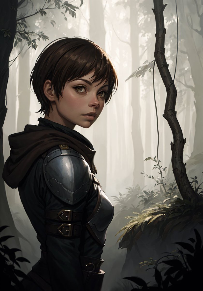 Lydia00Ai's tweet photo. another cute tomboy adventurer #AIart #AIイラスト #ブルネット #brunette #ボーイッシュ #tomboy #ファンタジー #fantasy #鎧 #美少女 #pixiv https://t.co/kwwhaFhgN6 https://t.co/MxS14lqzpg