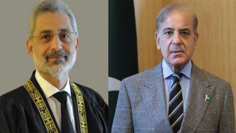The_Nation's tweet photo. Shehbaz greets CJP Isa
https://t.co/xWV0kwnWcb
#ShehbazSharif #CJPIsa https://t.co/6GD0WIS3yd