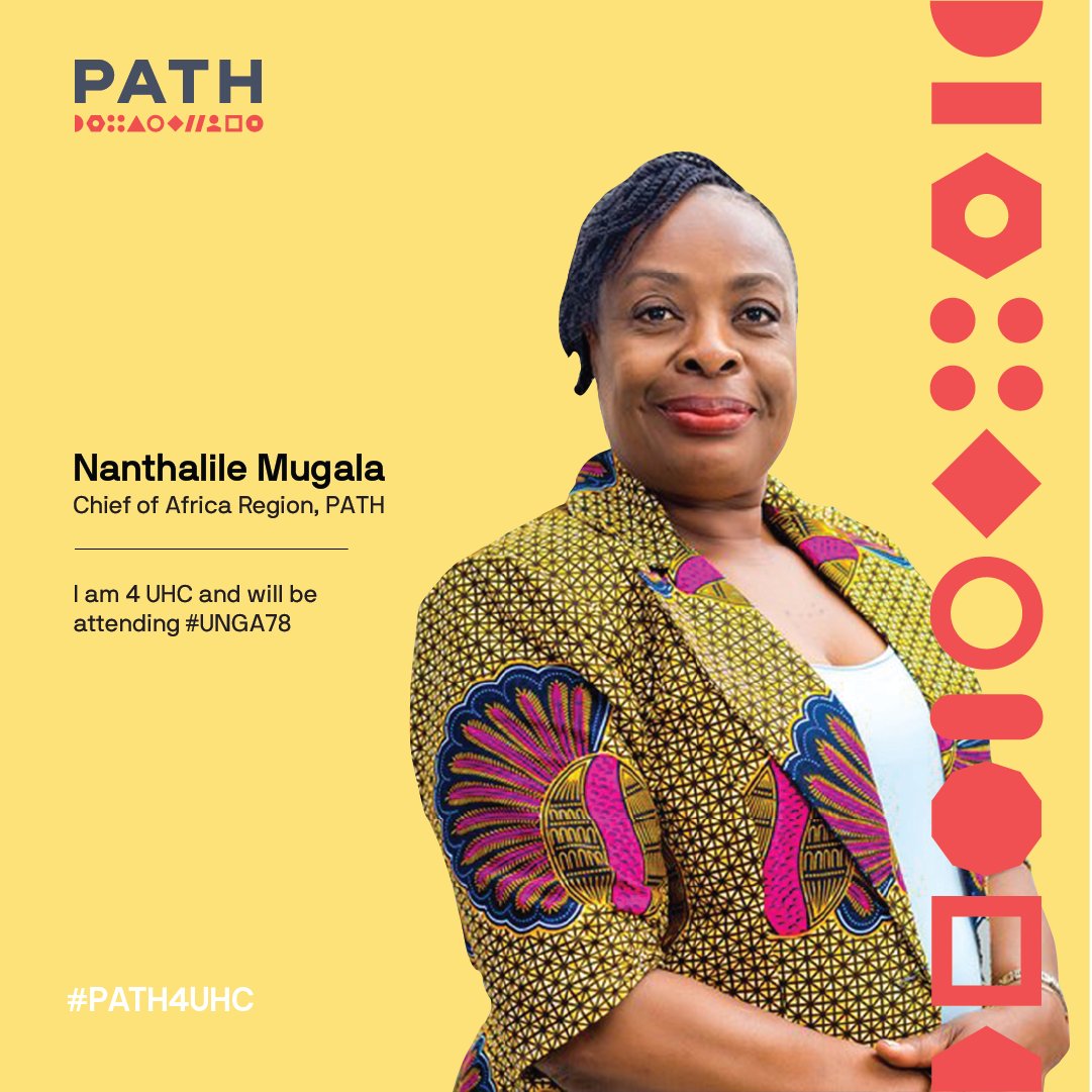 I am 4 #UHC | Delighted to join my @PATHtweets colleagues and world leaders at the #UNGA78 and be part of deliberation to co-create solutions to advance Universal Health Coverage and make it truly #equitable and accessible for all | #PATH4UHC UNGA Events: bit.ly/3eLZea9