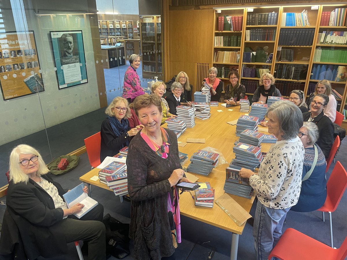 Gathered in one book, gathered in one room. Contributors, just before the launch of #TearingStripesoffZebras at <a href="/dlrLexIcon/">dlr LexIcon Venue</a> yesterday. A day full of celebration! Ed <a href="/Nessao/">Nessa Opoku</a> pub Arlen House <a href="/publishingwomen/">Publishing Women</a>