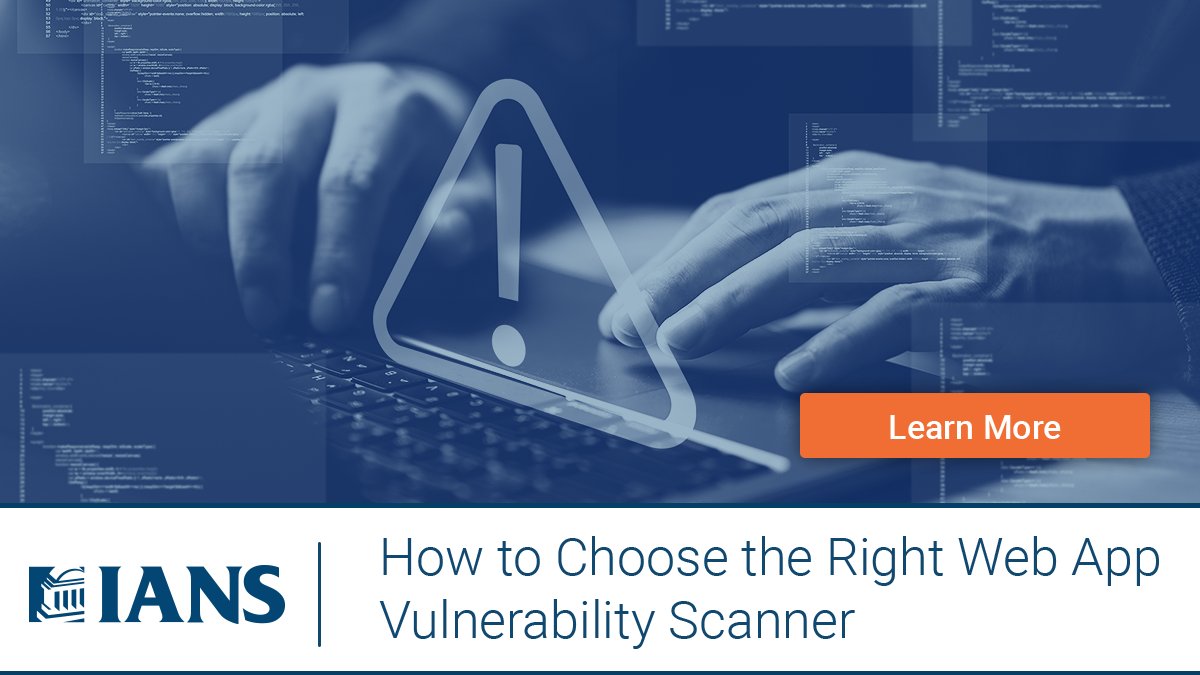 IANS_Security's tweet image. Unsure of which web app vulnerability tools to choose for your environment? bit.ly/3ICEjT1

#webappscanner #devsecops #infosec