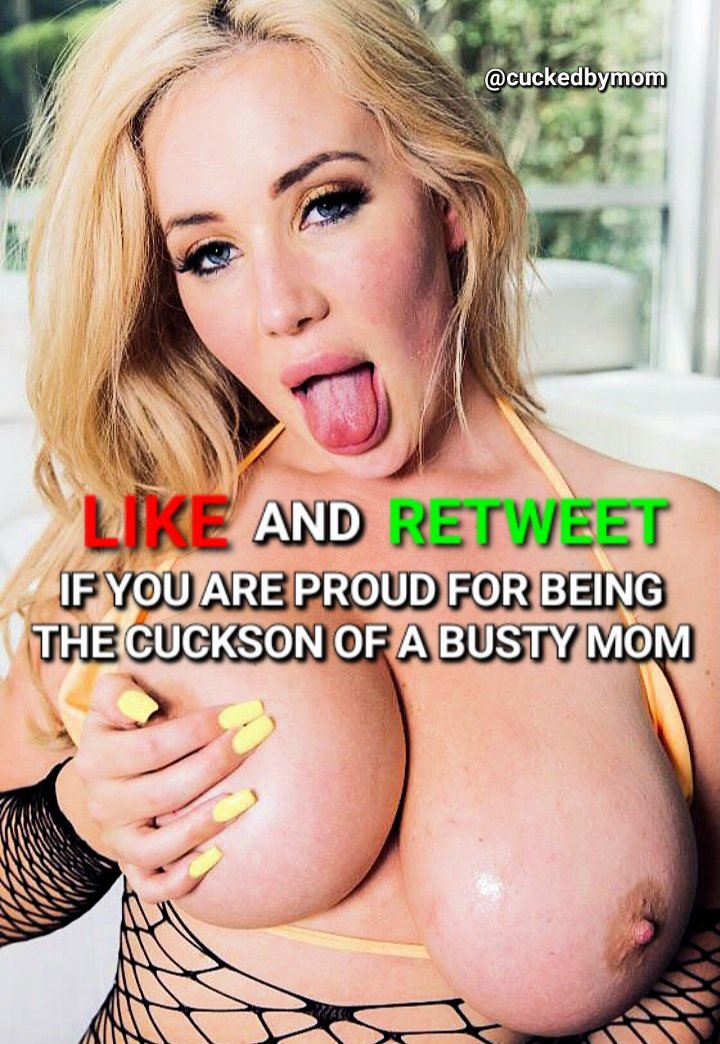 cuckedbymom's tweet photo. Does your mother have a big pair of tits? Show us that you are proud of her giant melons and for being her cuckson. 
BUSTY MOMS 🤝 BULLIES https://t.co/DM96uCFmju