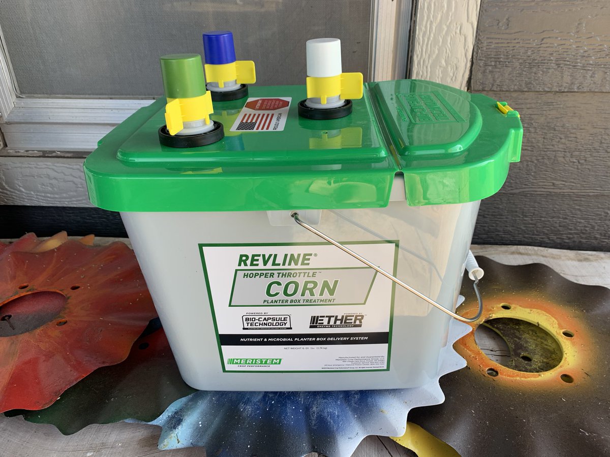 tfickenscher's tweet photo. The innovation that @MeristemAg keeps coming out with is pretty awesome. We’ve been a dealer for them from the start and from early harvest it’s looking like we’ll have 25-30% higher yield this year, due largely to the package we put together from Meristem! https://t.co/YcAQAoZF5g