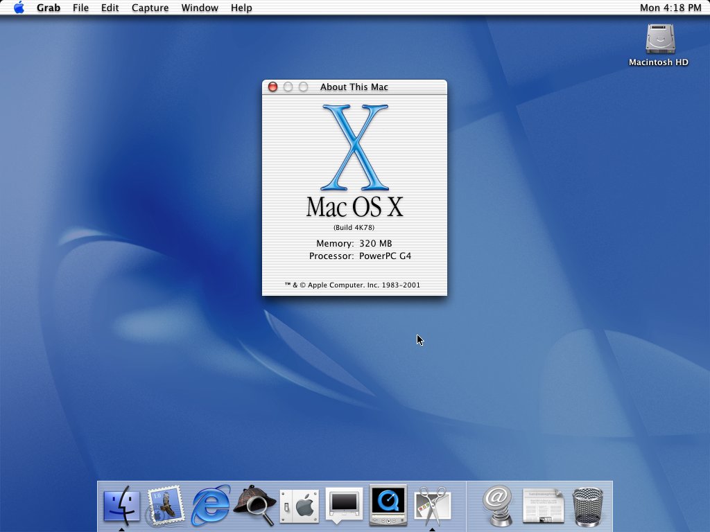 @andrewztan even better... MacOS9 ➡️ MacOSX