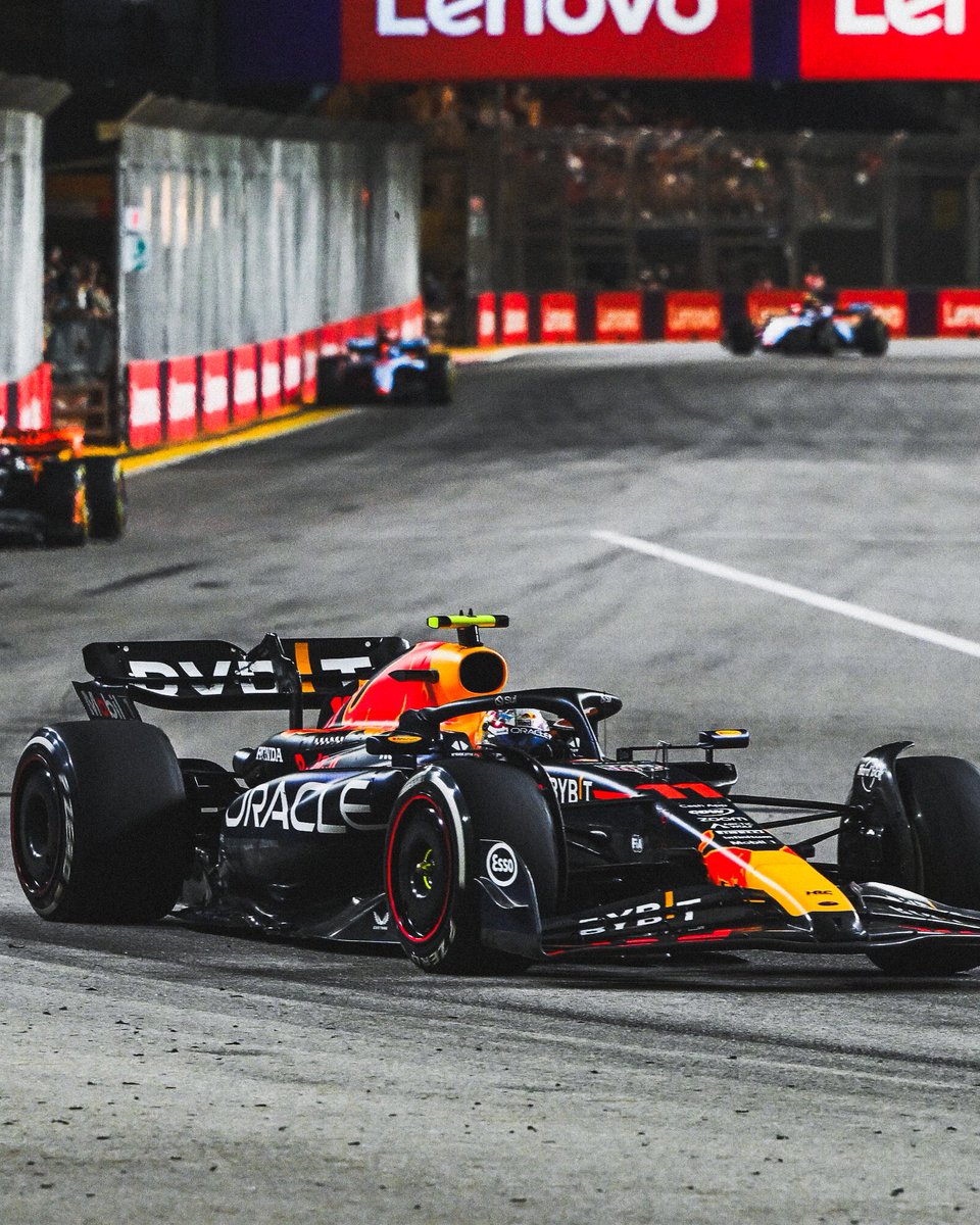 SChecoPerez's tweet photo. It wasn't the race we hoped for. Nothing went our way. The safety car didn't help, but we gave it our all on track and secured 4 hard-fought points. Now, our focus shifts to Japan. On another note, grateful to have reached 250 races.

No fue la carrera que esperábamos. Nada nos salió. El safety car no ayudó, pero lo dimos todo en la pista y nos llevamos 4 puntos que costaron mucho. Ahora ya a pensar en Japón. Por otro lado muy agradecido de haber cumplido 250 carreras.

#SP11