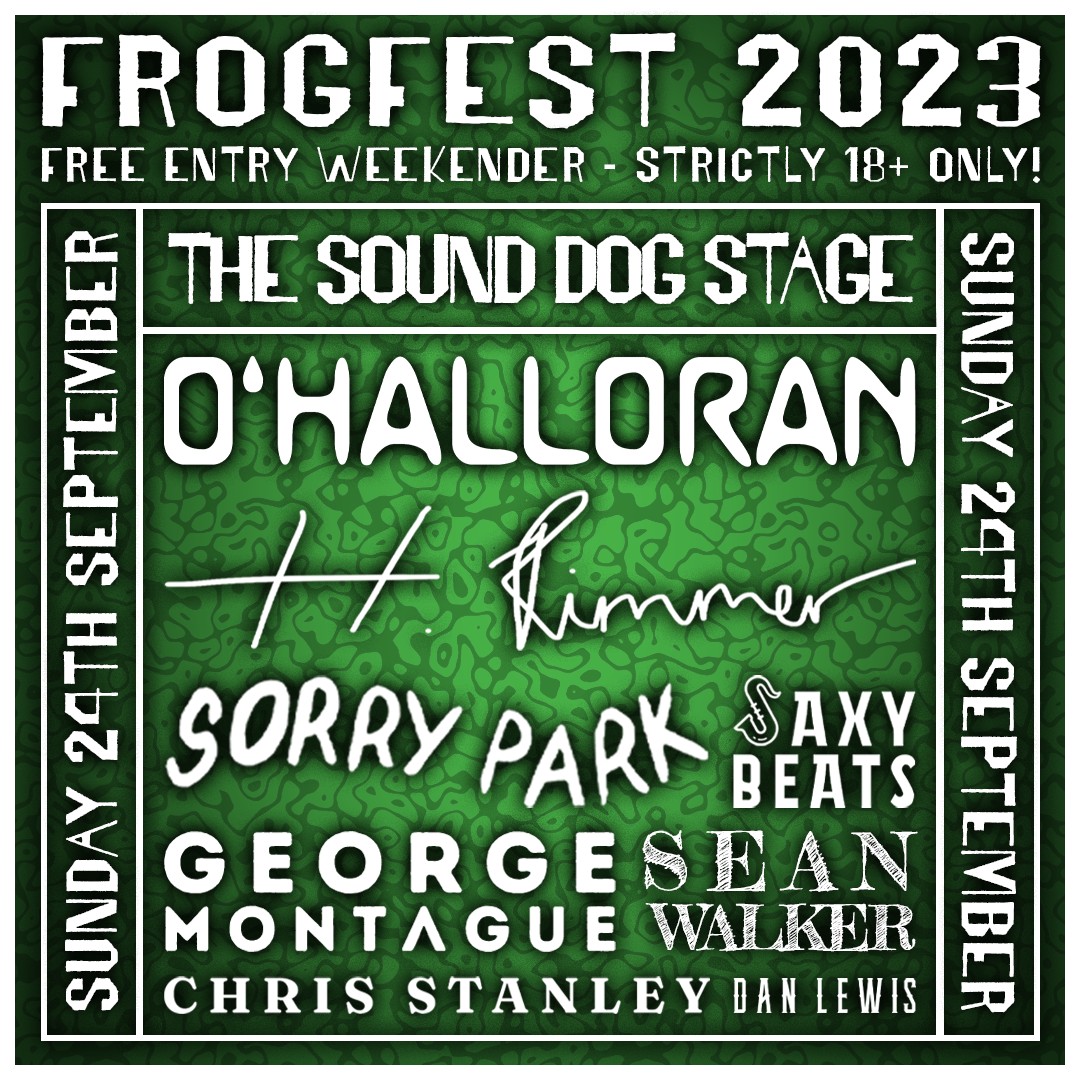allthosestrings's tweet photo. Cheltenham! Can't wait to play #FrogFest @FrogAndFiddle next Sunday.
Featuring 3 stages and 3 days of live music & comedy - 30 bands, 22 acoustic acts & 23 comedy acts.
I'll be playing on The Sound Dog Stage on Sunday 24 September at around 4pm - can't wait!
Free entry😎 https://t.co/h2HfklYTpc