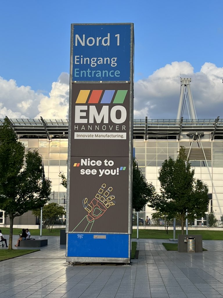 ModernMfgIndia's tweet photo. So, it all begins in few hours! EMO Hannover  - world’s biggest #productiontechnology show from Sept 18-23, 2023 to be unveiled tomorrow at #Hannoverfairground 
@deutschemesse @EMO_HANNOVER https://t.co/klwivi9nAM