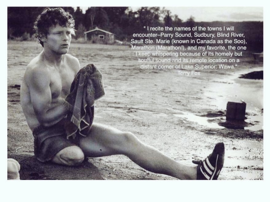 1/2 Today is the annual #TerryFoxRun Day in Canada, with over 650 communities participating. To date, over $850m has been raised for cancer research through these runs ❤️🔬

Terry is a Canadian hero. Being from Wawa, this is mom's favourite #TerryFox quote 🥹🍁