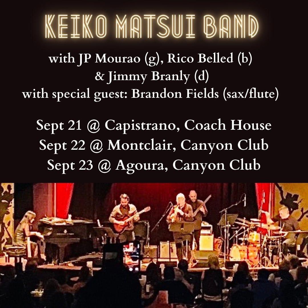 keikomatsui's tweet photo. Looking forward to seeing you there…! 
With my super band &amp; #euphoria 
More info at https://t.co/LcqUweyouu
#jimmybranly #ricobelled #jpmourao #brandonfields #keikomatsui #松居慶子 https://t.co/JtWY1xR0FH