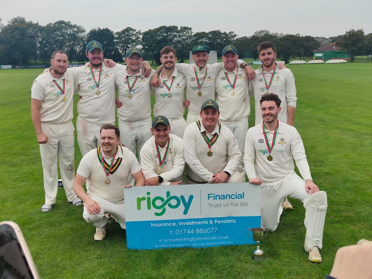 Congratulations to @RainfordCC on winning the Ray Digman Trophy commiserations to @northernclub who have played well all season to get to the final @lpoolcomp #Cricket #villagecricket