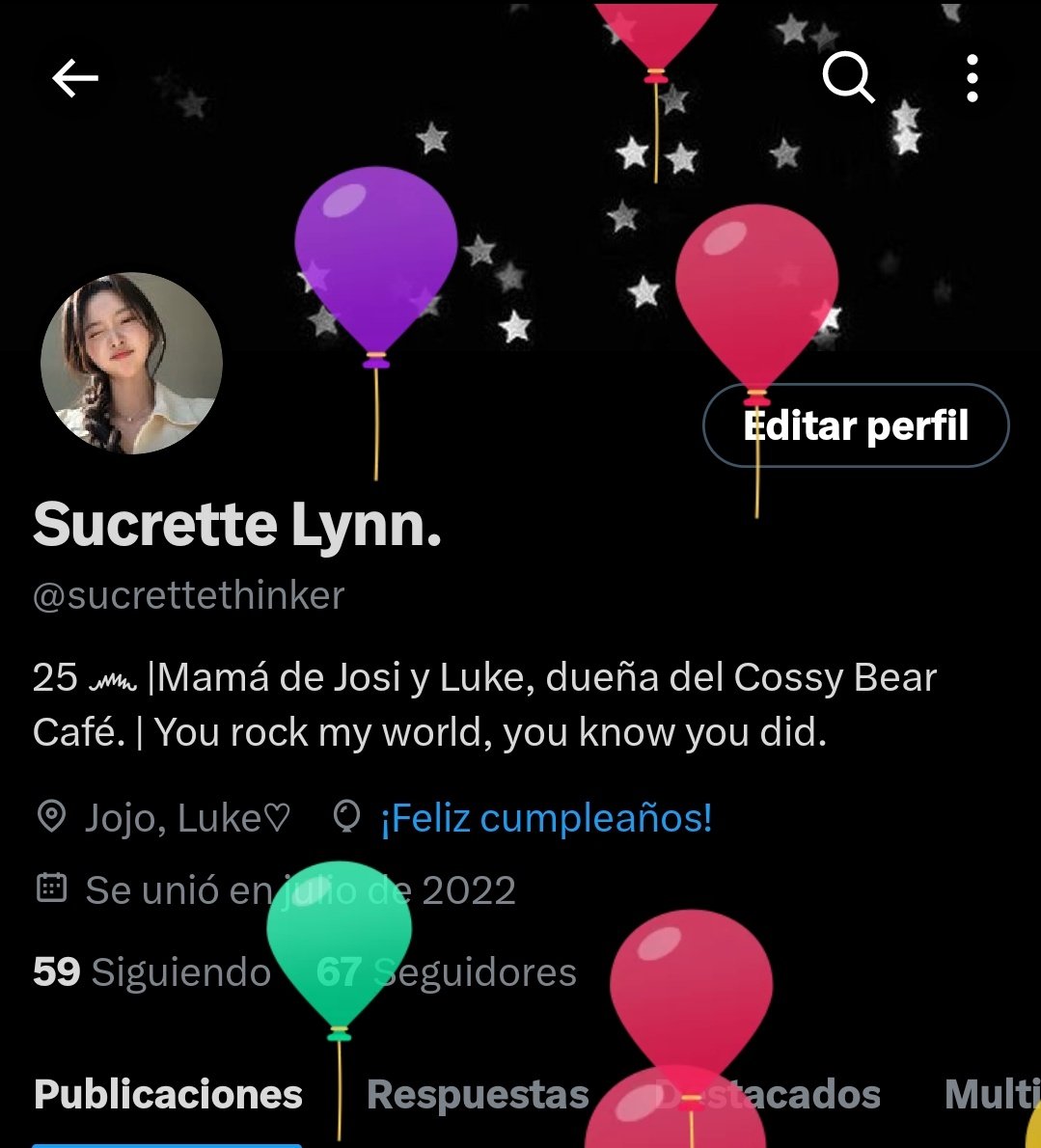 sucrettethinker's tweet photo. FELIZ CUMPLEAÑOS A MIIII https://t.co/XqcDtrM1rk