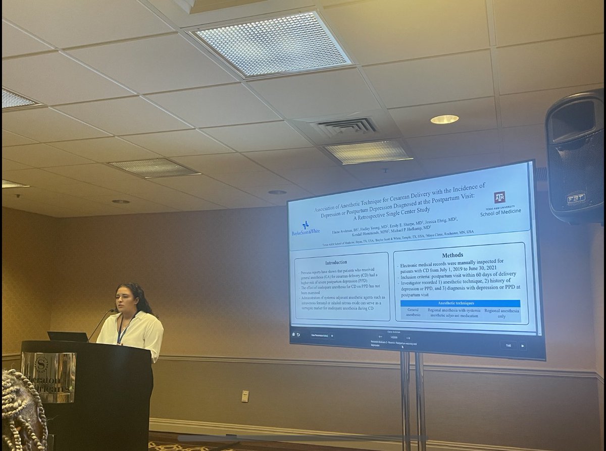 <a href="/elaineavshman/">Elaine Avshman</a> also presented a research project with me at #SOAPAM2023 in May! She is a superstar med student!