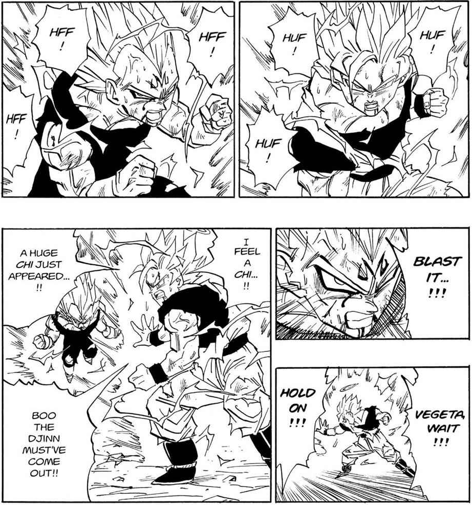 Dragon Ball Manga Panels on X: Goku Pleads For Majin Vegeta To Stop During  Their Fight As Goku Senses The Awakening Of Majin Buu. Dragon Ball Z Manga  悟空は、魔人ブウの目覚めを悟りが感じたので、魔人ベジータに戦いを止めるように懇願します ドラゴンボール ...