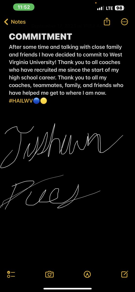 TAKE ME HOME 🏔️! #HAILWV🟡🔵 
<a href="/NealBrown_WVU/">Beal Nrown</a> <a href="/Coach__Lal/">Bilal Marshall</a>