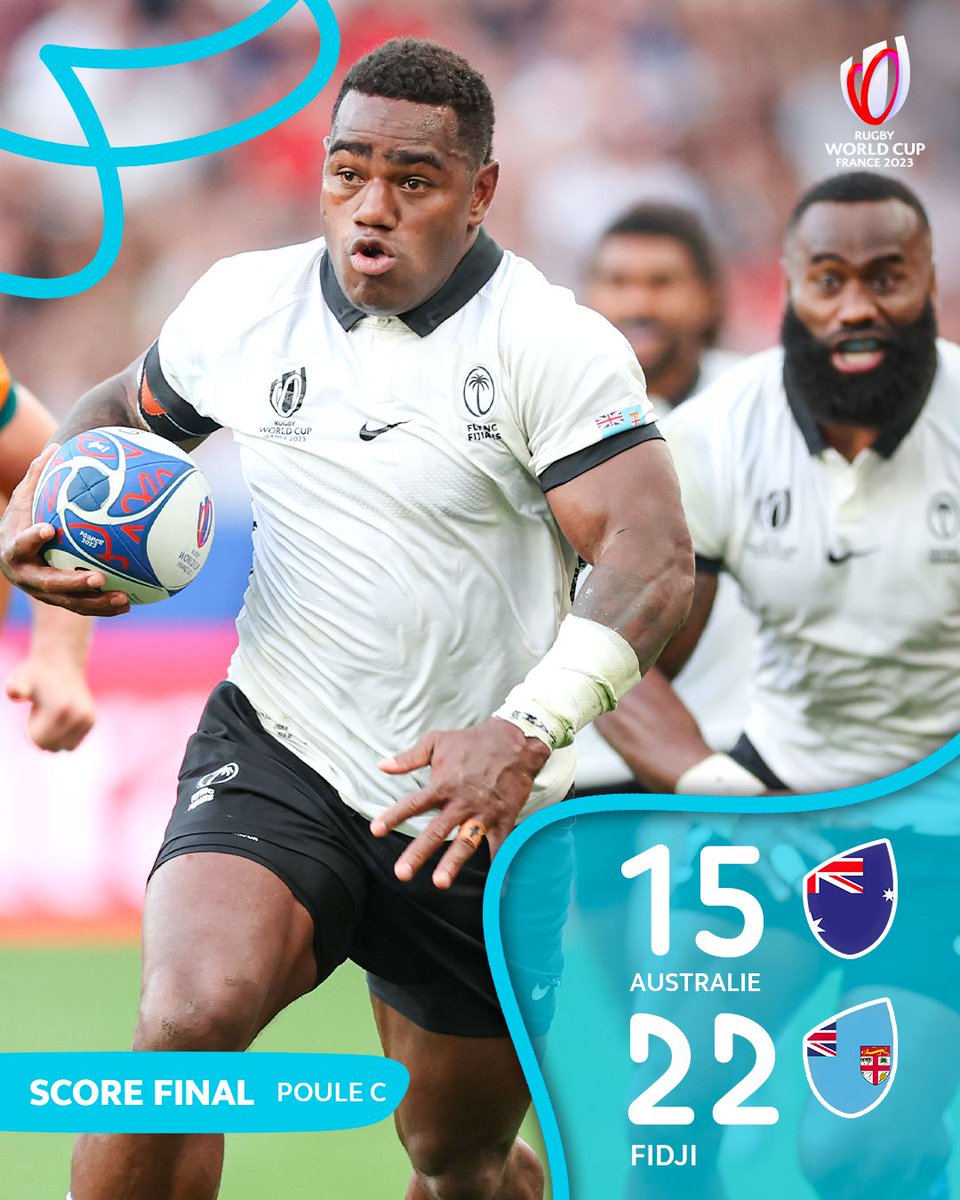 RugbyWorldCupFR's tweet image. Historique Fidji

#RWC2023 I #AUSvFIJ