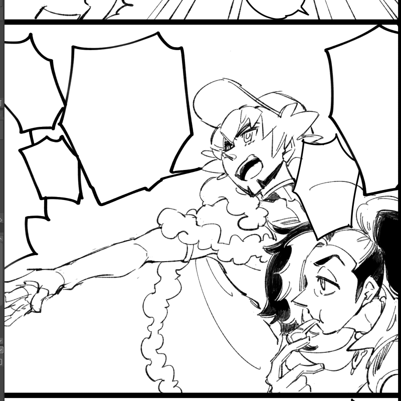 本日の進捗。
いつも漫画はsaiで描いてるんだけど、今回はお試しでクリスタで描いてる。キャンバス大きめにして描けばわりと描きやすいかも。 
