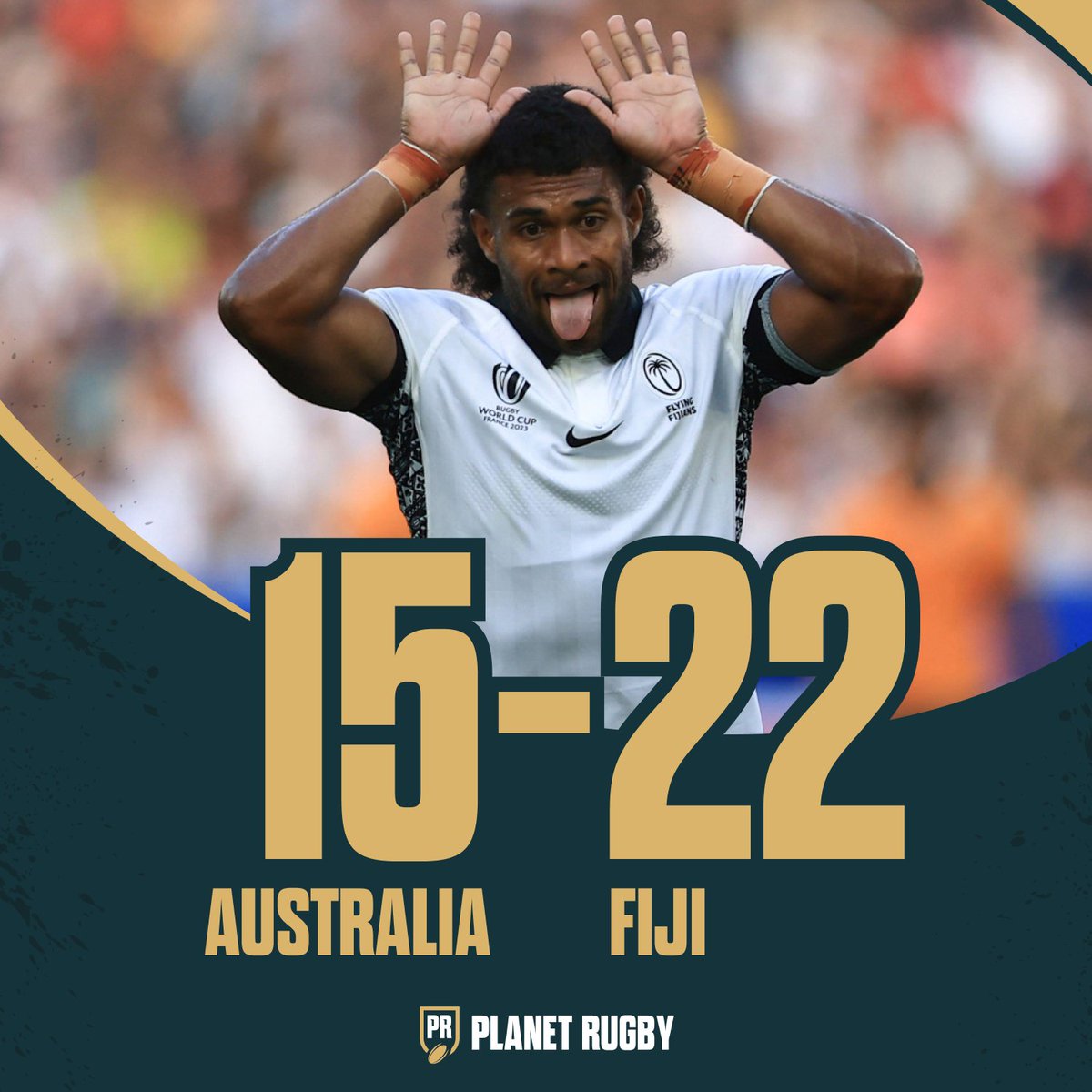 🇦🇺🇫🇯 FIJI HAVE BEATEN THE WALLABIES! #AUSvFIJ #RWC2023