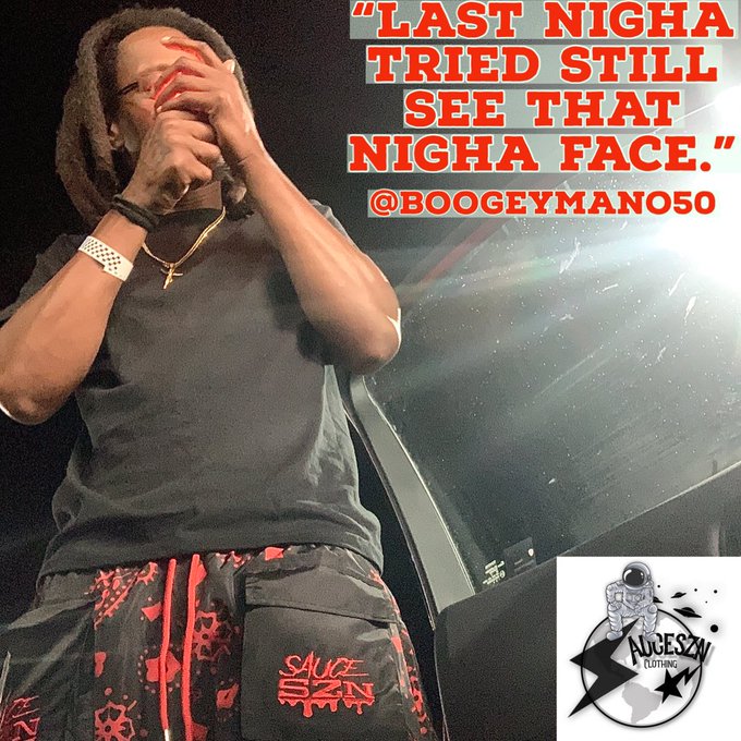 Last 🥷 Tried Still See That 🥷 Face. #boogeymano50 #playforkeeps #saucesznclothinginc   https://t.co/05dtXWzsJP<a href="/tag/boogeymano50"class="tags">#boogeymano50</a><a href="/tag/playforkeeps"class="tags"><span>#playforkeeps</span></a><a href="/tag/saucesznclothinginc"class="tags"><span>#saucesznclothinginc</span></a>