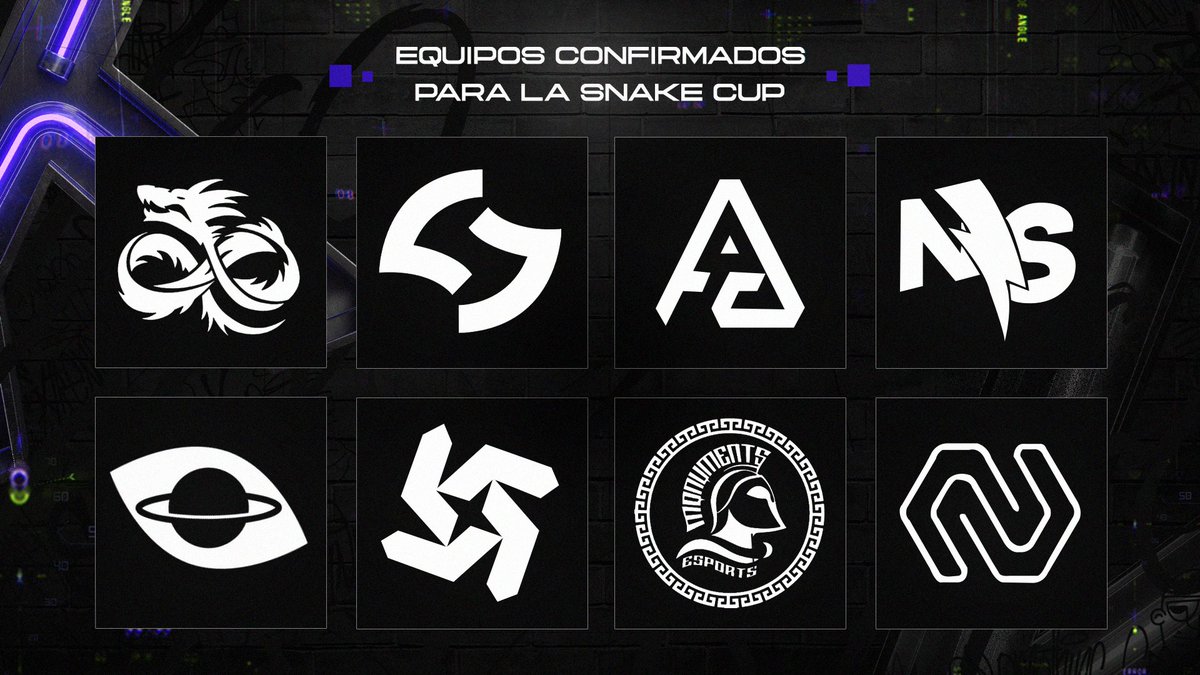 SnakeFeathersGG's tweet photo. Estos son los equipos que estarán participando en la SNAKE CUP. 🐍🏆
.
¿Quiénes serán los equipos que dominarán la competencia? 😈
#MoodSnake #GoSnake https://t.co/xWnP6EZuKT