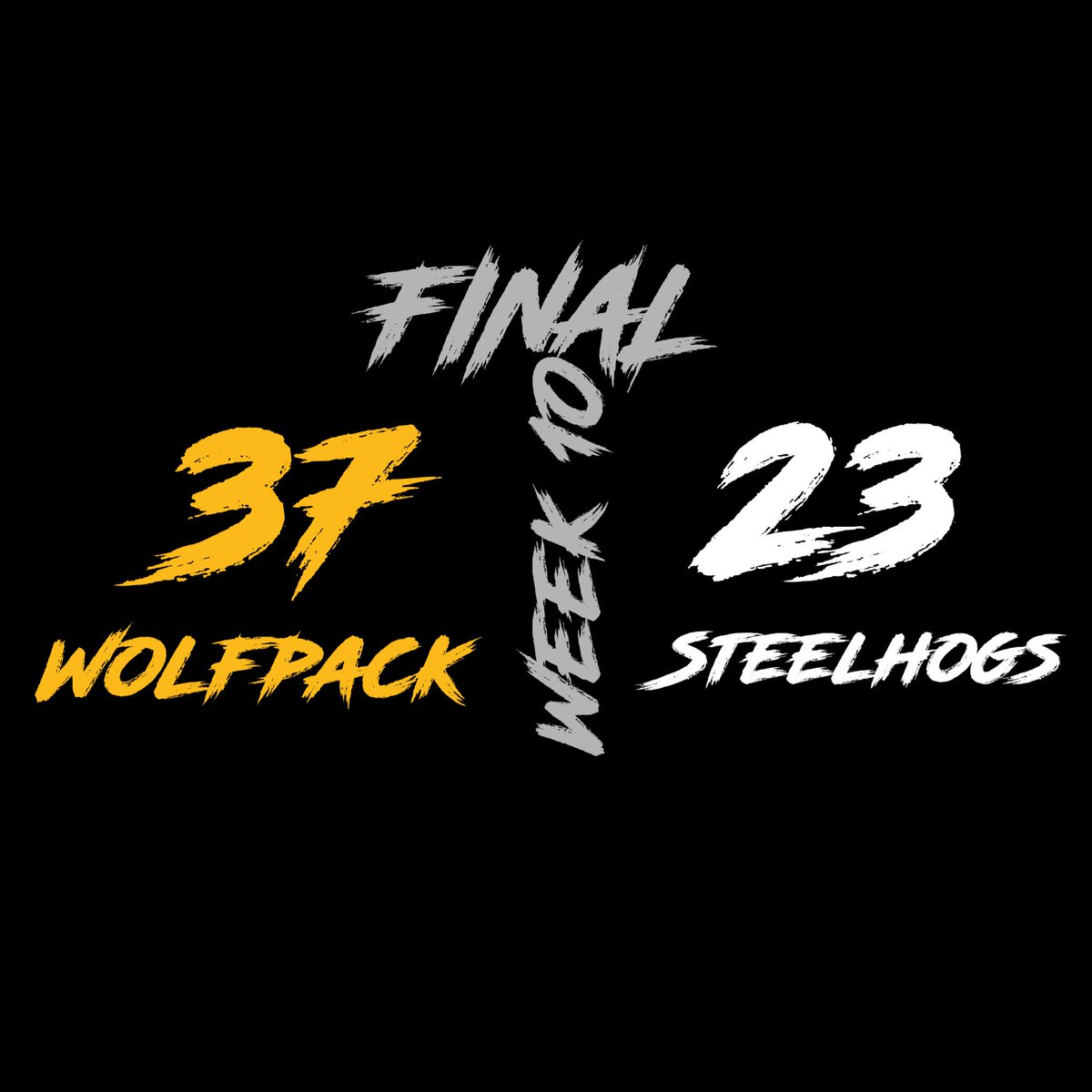 .500 FOR THE FIRST TIME THIS SEASON 

#JoinTheHunt