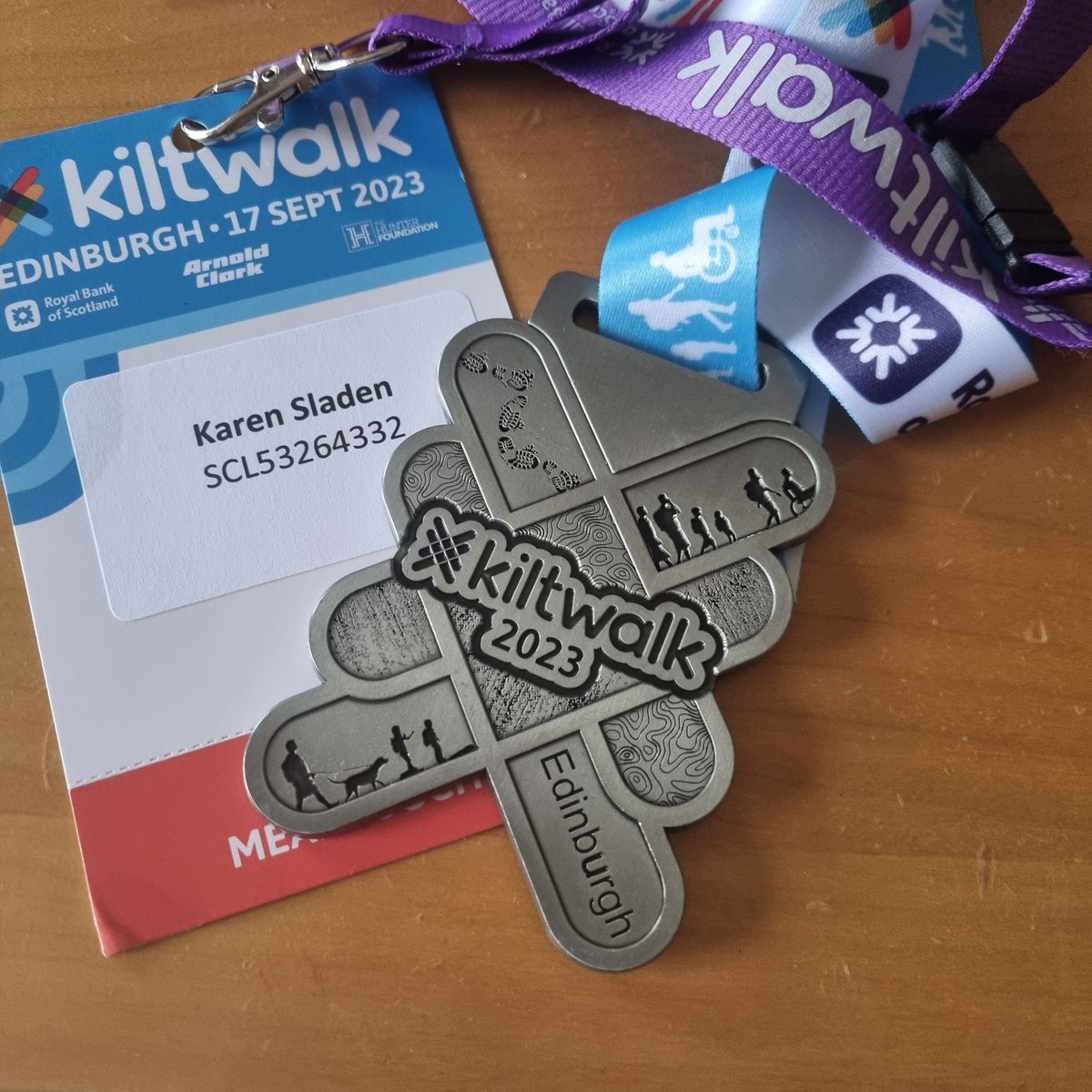 Fab day at #KiltwalkEdinburgh Walking, chatting, laughing and raising money for charity. Great way to spend a Sunday.