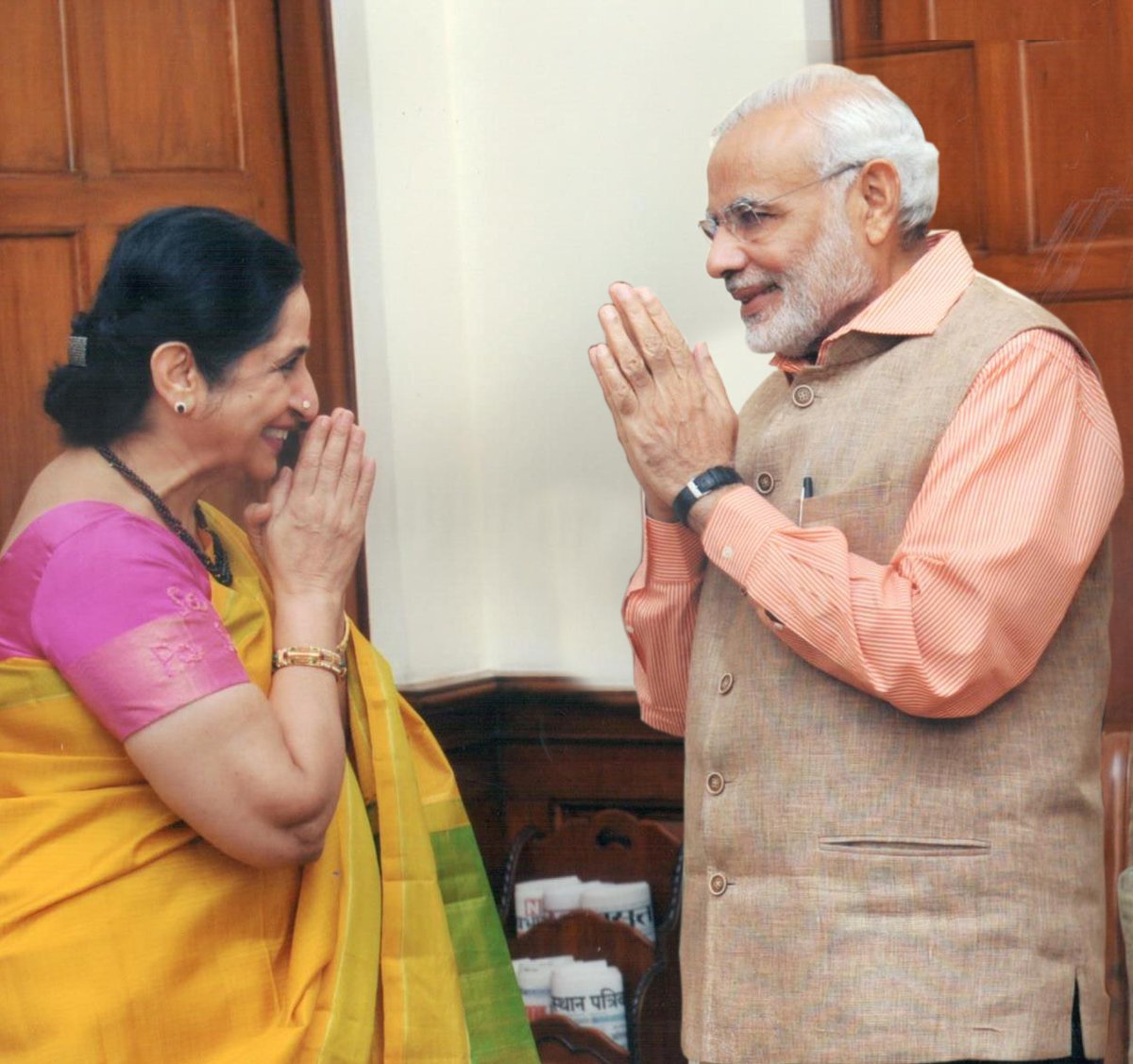 Aruna Sairam (@arunasays) on Twitter photo Happy Birthday to Prime Minister <a href="/narendramodi/">Narendra Modi</a> ji. Wishing you a day filled with joy and good health. May you continue to lead and inspire. Happy Birthday to Prime Minister <a href="/narendramodi/">Narendra Modi</a> ji. Wishing you a day filled with joy and good health. May you continue to lead and inspire.