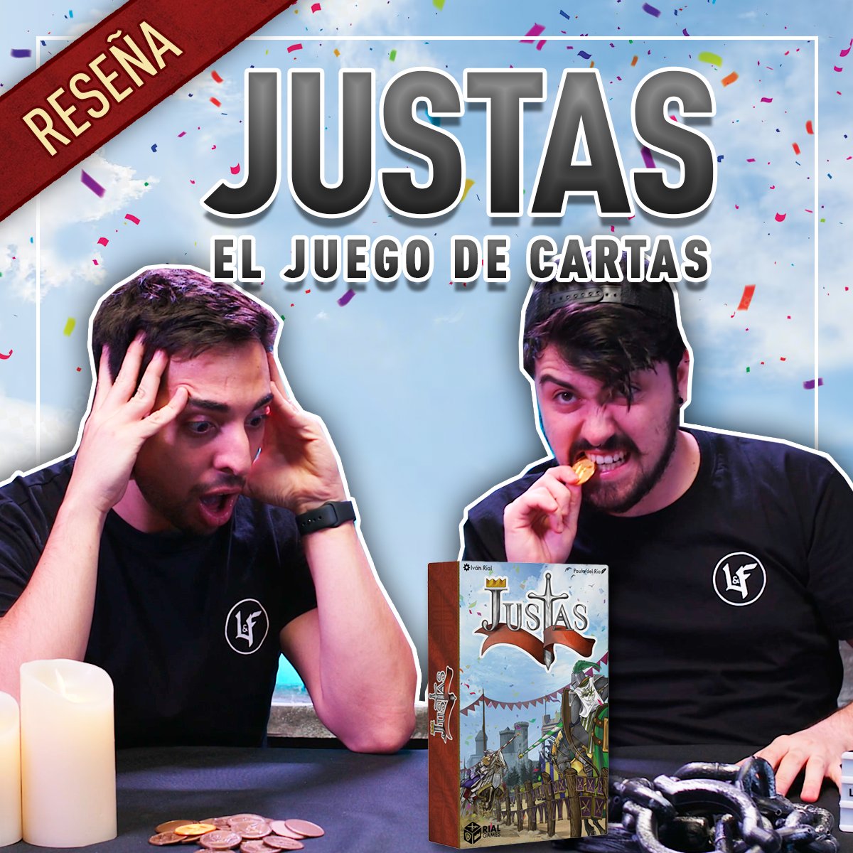 ¡A la Carga en JUSTAS! | Reseña de Juego de Mesa Medieval
Un juego de mesa que te transportará a la época de los torneos medievales.
Acompáñanos mientras vemos este juego de cartas sencillo pero estratégico.
Todo esto gracias a @latiendadelarp

youtu.be/kk2pdBEiqWU