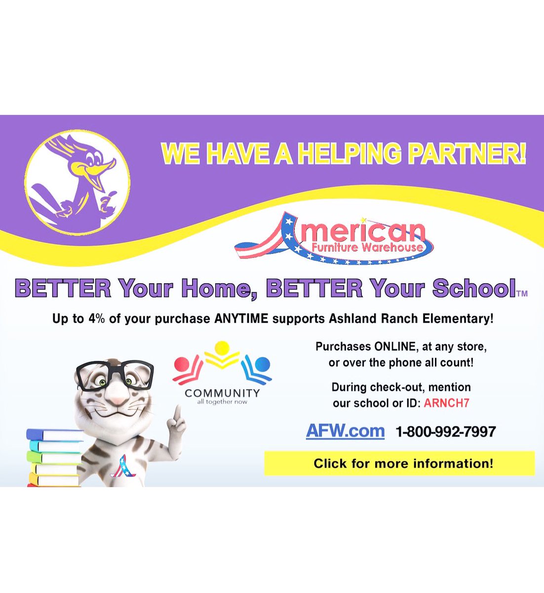 Anyone doing any furniture shopping now or in the future <a href="/afwonline/">Myjnia samochodowa</a>? Be sure to mention Ashland Ranch at checkout or enter the code ARNCH7 to support our school! 🤍