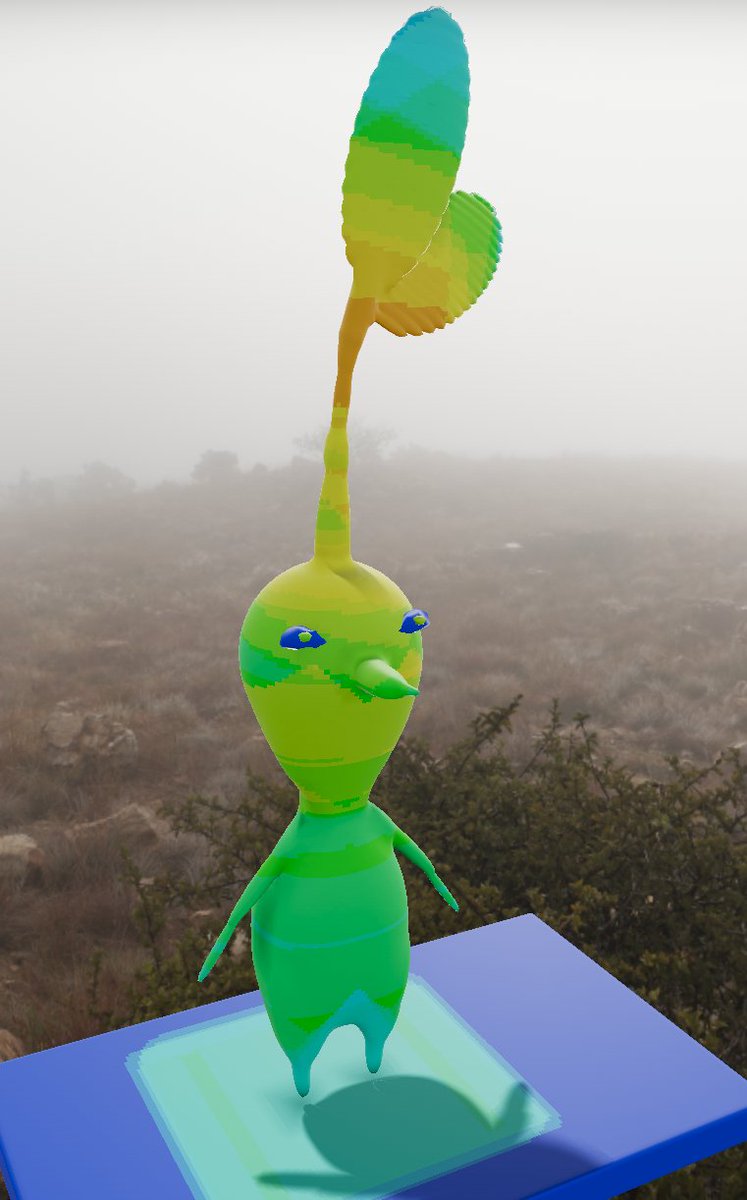 galloscript's tweet image. Some WIP &quot;how many SDF primitives are contributing this voxel&quot; screenshots, between 1 and 16+. This weekend I just implemented a bricks renderer (instead of full screen raymarching) that is veeeeery slow, so nothing new to show for now... 😓🙏 #OpenGL #Graphics #GFX #Shader