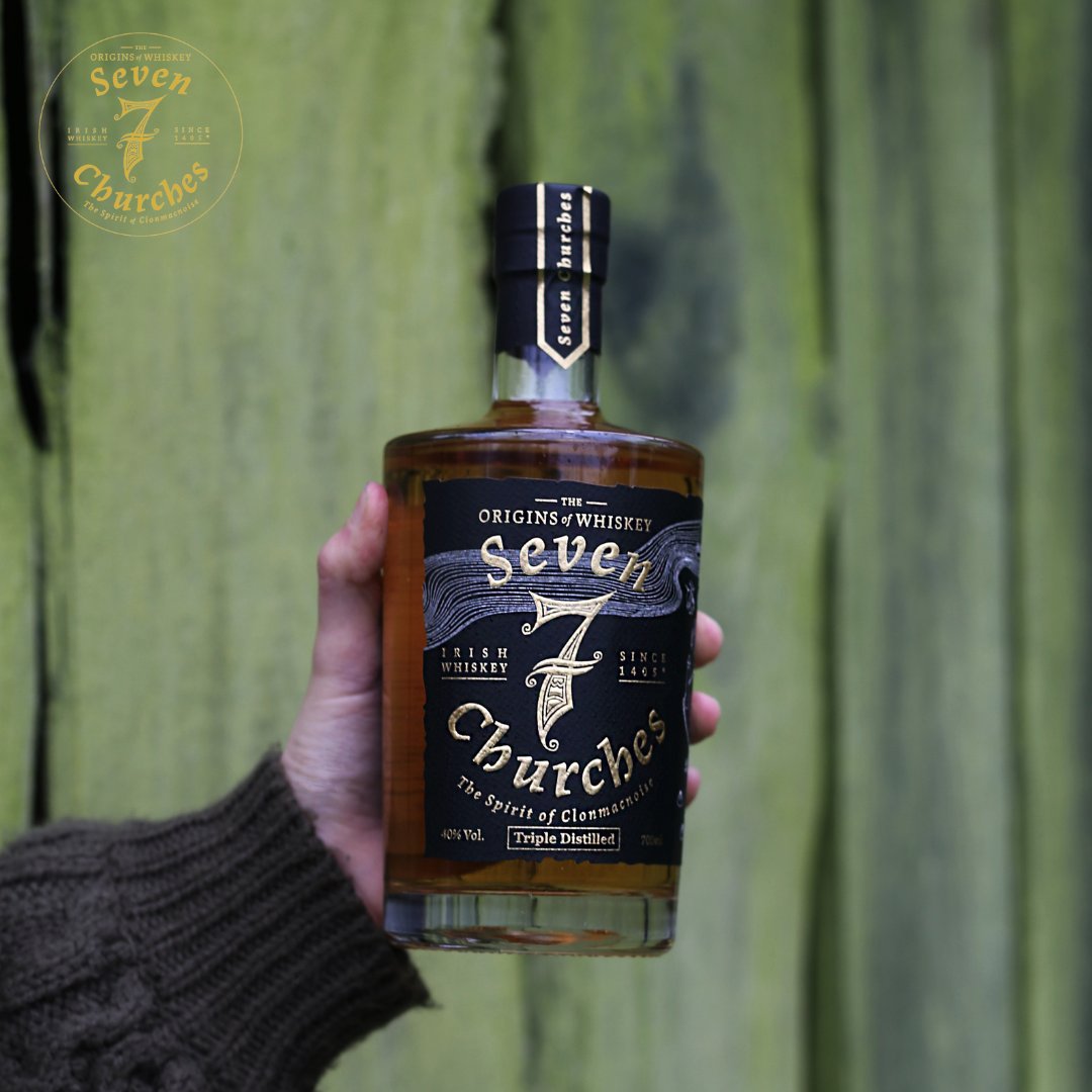 SevenChurches_'s tweet photo. Inspired by the original whiskey, reimagined for a new era!

#irishwhiskey #clonmacnoise #whiskey #ireland #irishpub #whiskeybusiness #whisky #sevenchurches #irish #whiskeygram #sevenchurcheswhiskey #sevenchurchesirishwhiskey #theoriginsofwhiskey https://t.co/pze4hBJypz