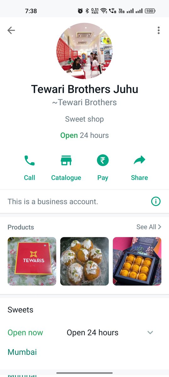 Mamtay89's tweet photo. Fake and fraud number demand money pretending famous sweet shop @tewaribrothers please take action I lost my money. @NPCI_NPCI @CRED_club @RBI @MumbaiPolice https://t.co/yiDV2grlLf