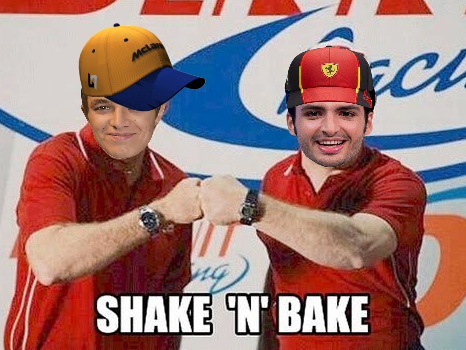 MidnightIso's tweet photo. Team mates forever!

@F1 @McLarenF1 @ScuderiaFerrari @F1NightRace @LandoNorris @Carlossainz55 @NightHawkF1RST https://t.co/GWQ1SeOtDB