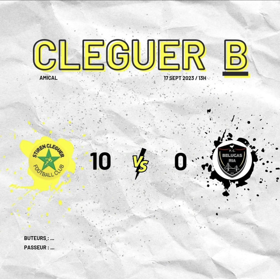 SCleguer's tweet photo. 🏆Coupe de Bretagne pour l'équipe A et victoire contre le fc Belz (R3) sur le score de 1-0 ! La B a joué leur match amical contre leur C avec une victoire également avec la manière sur un score de 10-0 !
rendez-vous au prochain tour ⚔️🔰 https://t.co/UDe5qAmhhM