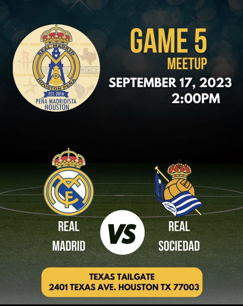Peña Madridista Houston - Real Madrid Houston Peña (@real_madridhou) on Twitter photo 