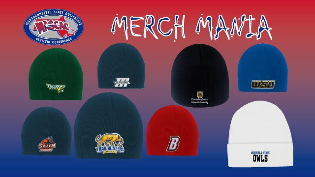 mascacsports's tweet photo. #MASCACMerchMania is back! Things are a little different this year with us having two weeks of giveaways during each sport season! This is fall week one so enter to win a beanie! https://t.co/nLpc5CTBxu #giveaway https://t.co/dyhtvTNZqg