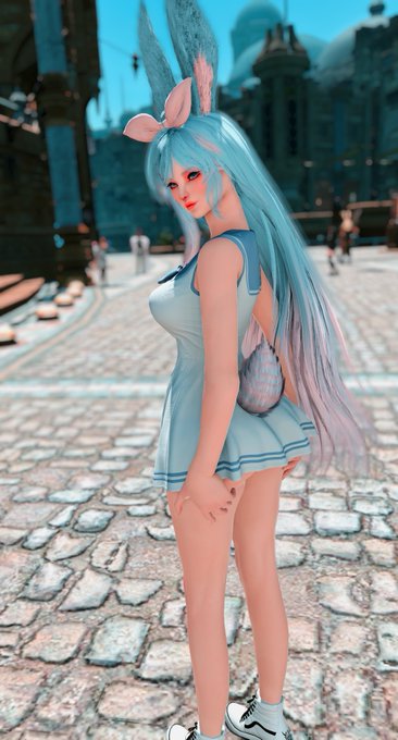 "It's not 'too short'... You're just a perv" *winks, smirking teasingly through a slight blush* "Now