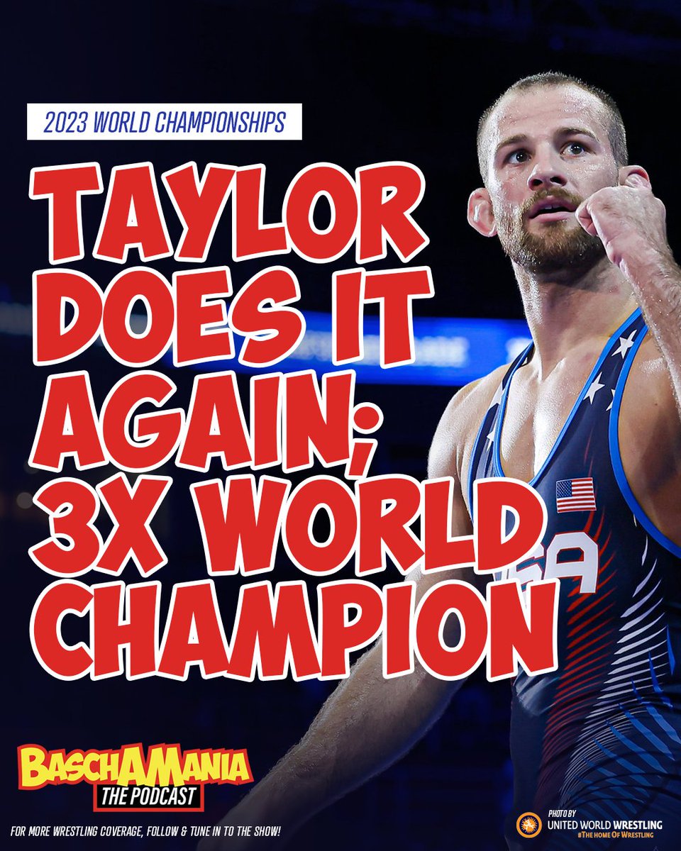 David Taylor does it again - pins Yazdani while up 9-3 in the World Finals and is now a 3x World Champ, 4x World/Olympic Champ. Wild that Taylor has now defeated Yazdani in 5 out of 6 matches.