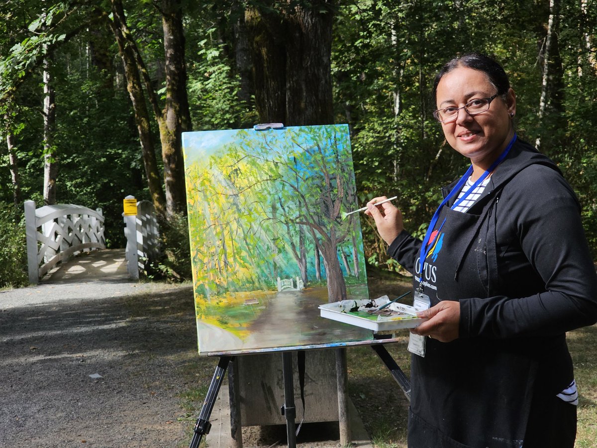 LangleyTimes's tweet photo. Langley Arts Council is hosting a landscape painting competition at Williams Park https://t.co/Hx8EHvG07l