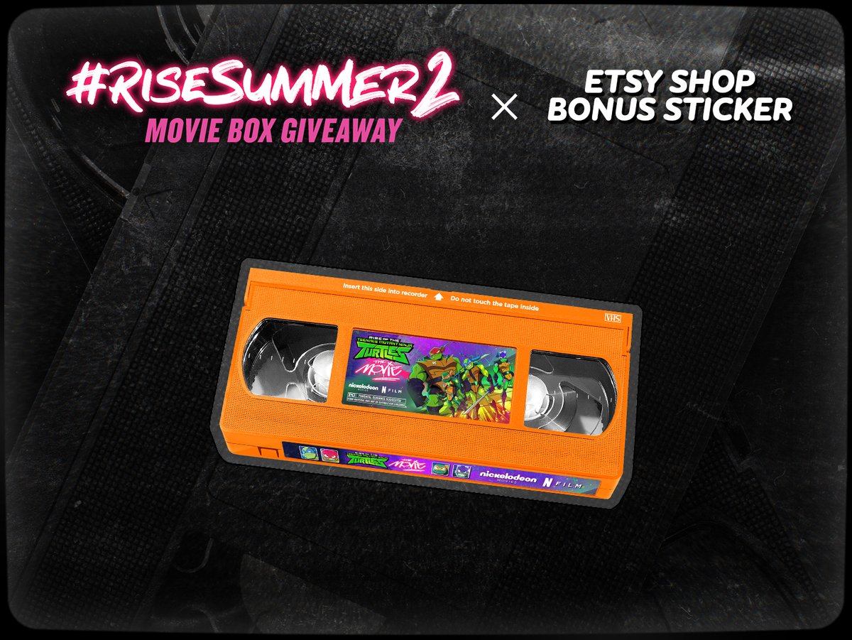 TheColinStein's tweet photo. You get a #Krangified sticker sheet to make anything taken over by Krang! The sold out Jones's sticker pack. An Eastlaird University and Donnie genius-built apparel buttons and #RiseoftheTMNTmovie drink coaster from #ColinCon, and the #RiseSummer2 VHS sticker bonus sticker. https://t.co/2lnVzy8zf6