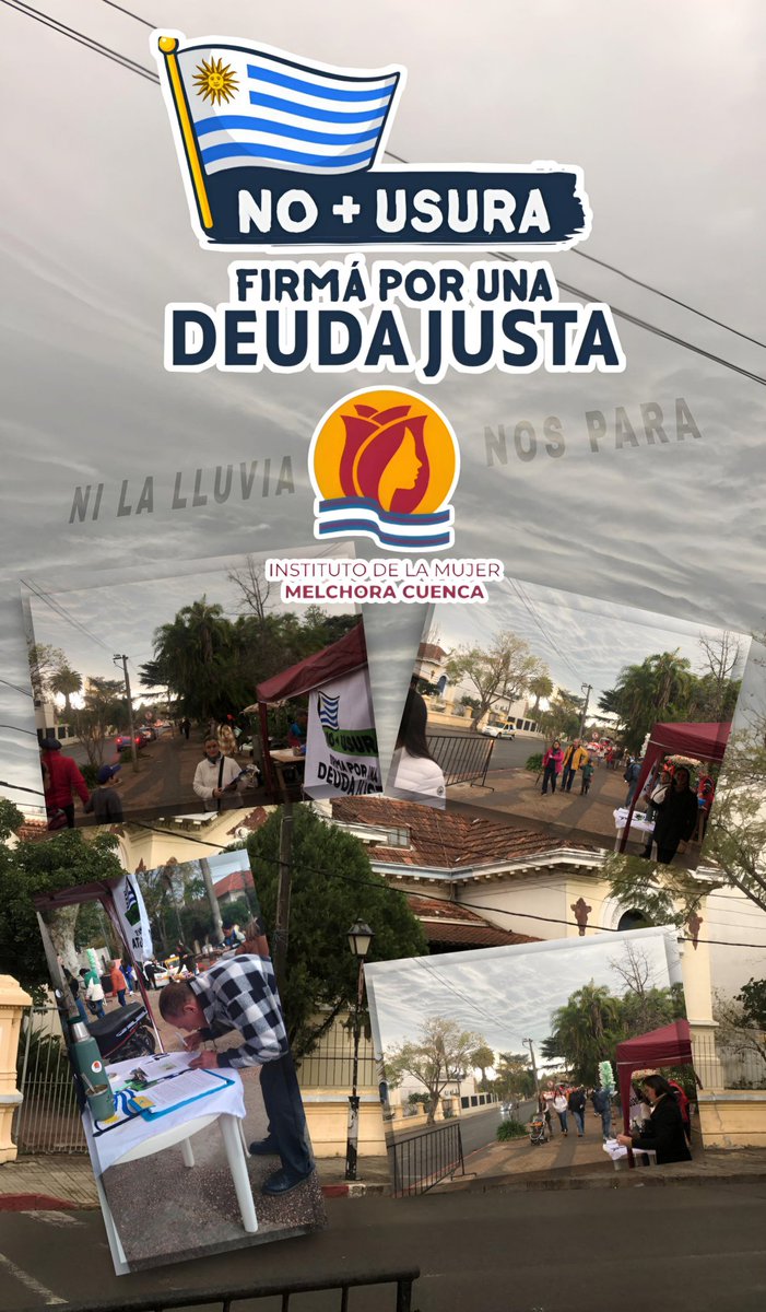 CuencaMelchora's tweet image. Al mal tiempo🌧, buena militancia✍️
#codoacodo
@IreneMoreiraUy  , @GuidoManiniRios  @Cabildo_UY