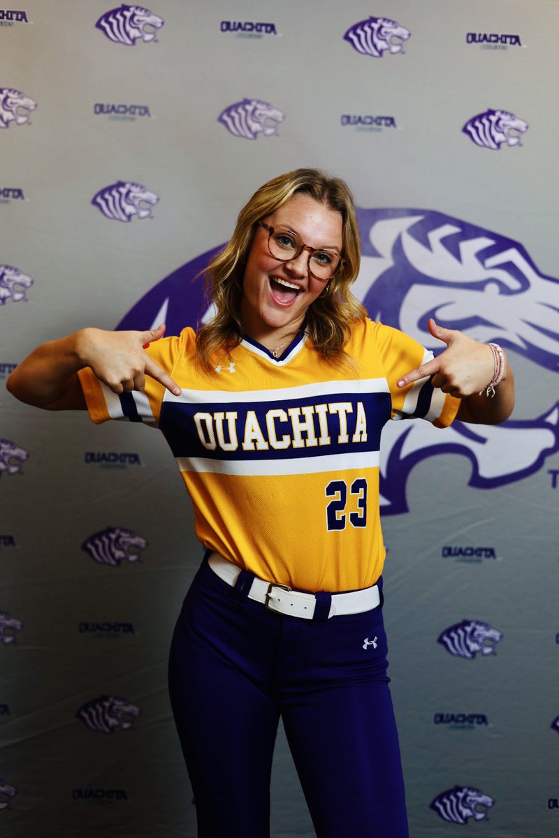 So excited to be a Tiger!  Thank you to <a href="/FullCountjj/">jeff jackson</a>  <a href="/FinleyTobi/">Tobi Allason Koonce</a> and <a href="/OuachitaSB/">Ouachita Softball</a>. I can’t wait!!  #RollTigs <a href="/ar_prime_sb/">ARPrimeSB</a>