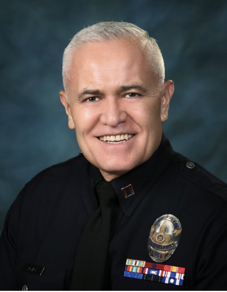 LAPD CMDR E. MORALES (@lapdcaptmorales) on Twitter photo Breaking News: LAPD upgrades and promotions, I was promoted to Commander, Transit Services Group. Central’s New Capt III will be Raul JOVEL. I will keep the same Twitter and contact number. Truly grateful.Thanks for making Central safe and #1.
<a href="/lapdmikeoreb/">Michael A. Oreb</a>
<a href="/LAPDCARRANZA/">Lillian L. Carranza🇺🇸</a> Breaking News: LAPD upgrades and promotions, I was promoted to Commander, Transit Services Group. Central’s New Capt III will be Raul JOVEL. I will keep the same Twitter and contact number. Truly grateful.Thanks for making Central safe and #1.
<a href="/lapdmikeoreb/">Michael A. Oreb</a>
<a href="/LAPDCARRANZA/">Lillian L. Carranza🇺🇸</a>