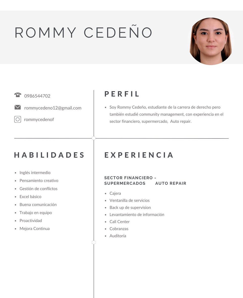 rommycedenof's tweet photo. Hola amigues, mi contrato temporal llegó a su fin (fin de mes) y nuevamente me encuentro en la búsqueda de trabajo 🥺 por si conocen alguna vacante escríbanme,  porfa denle RT  para que termine el año con trabajito nuevo y empiezo el 2024 bien chevere ♥️, gracias los amo 🥰 https://t.co/sCd2N2Ki8p