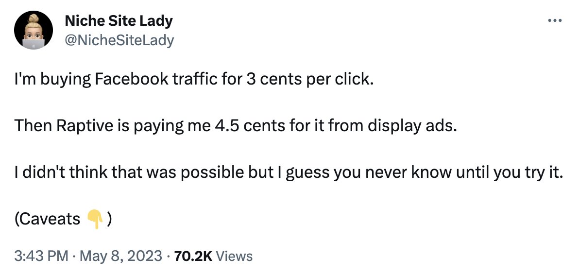 "I guess you never know until you try it".