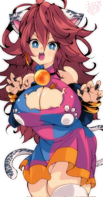 21号/ハロウィンコス去年描いたやつ #Dragonball #android21 