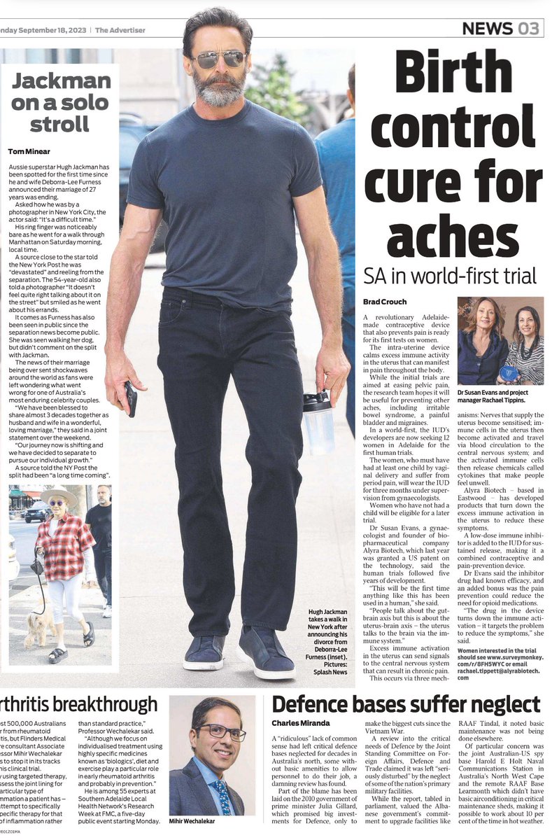 Bench-to-boardroom-to-bedside in action! Alyra is a great example of a brilliant researcher clinician <a href="/SusanEv15485236/">Susan Evans</a> and a scientist willing to listen and geek out (me) coming together to create the nucleus of an idea that then A/Prof Evans made into a reality!!! Well done