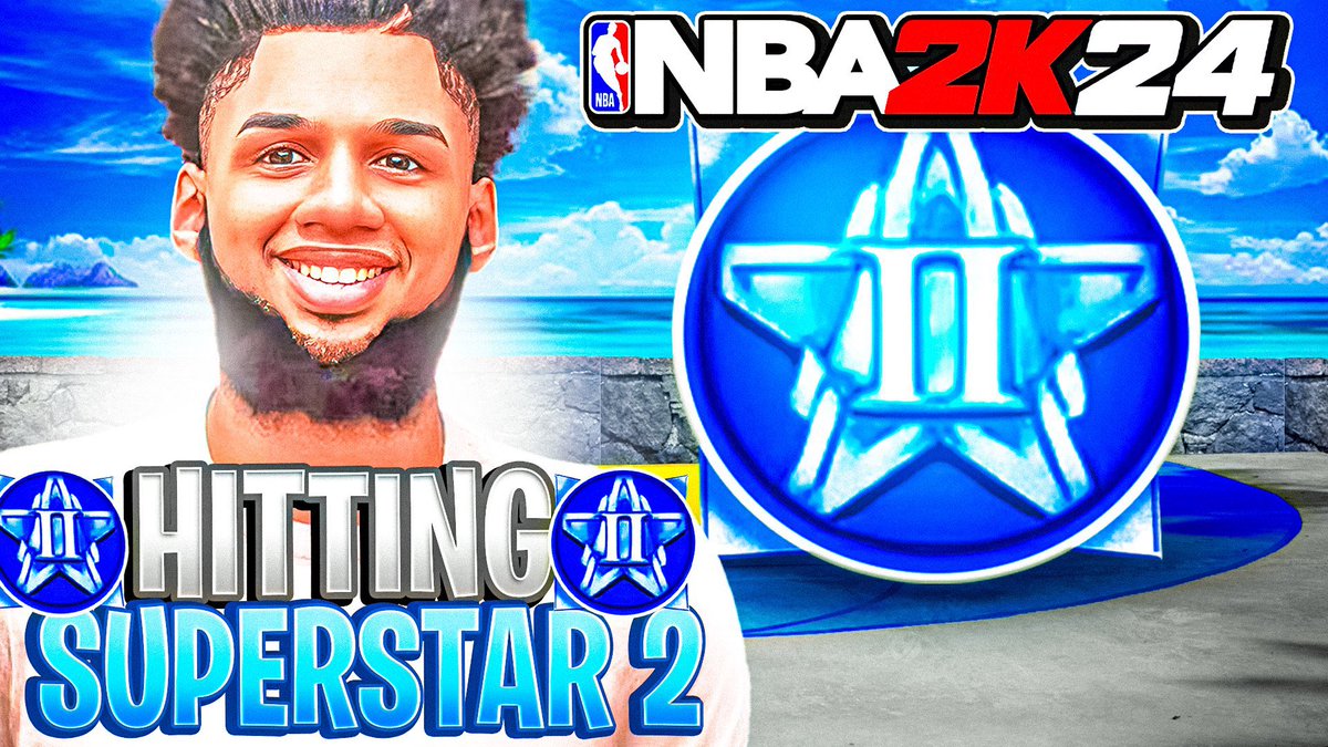 Sebuary's tweet photo. I HIT SUPERSTAR 2 in NBA 2K24 https://t.co/U9fBIKgsbj https://t.co/VUJobX6gsf